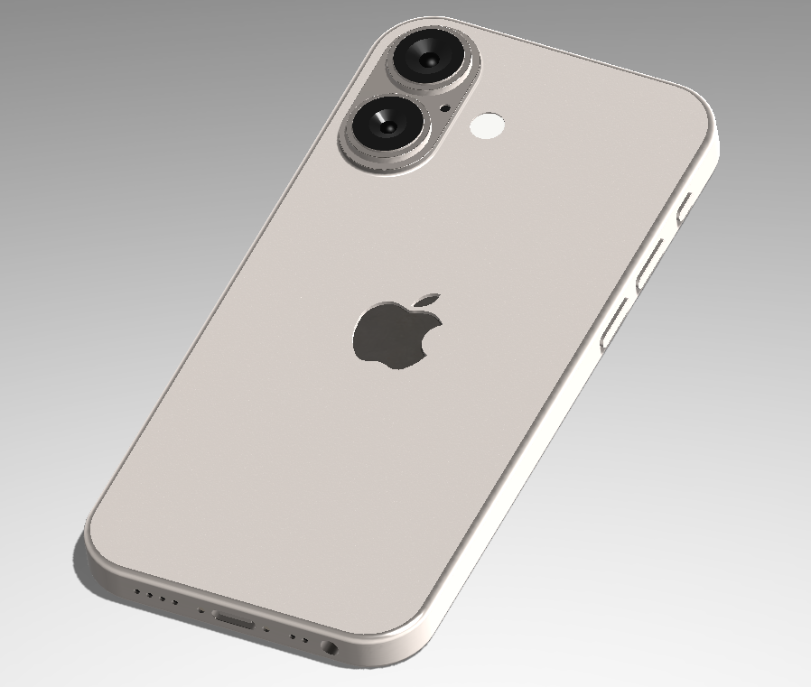 iPhone 16 Mini 3D Concept by frokfrdk