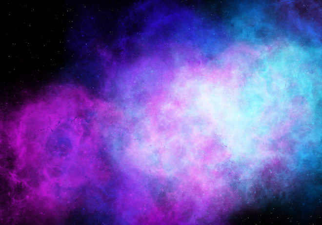 Purple Nebula Space background made by frokfrdk